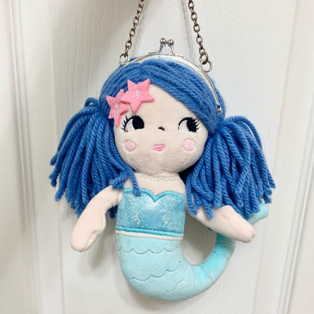 Gymboree Mermaid Plush Doll Coin Purse